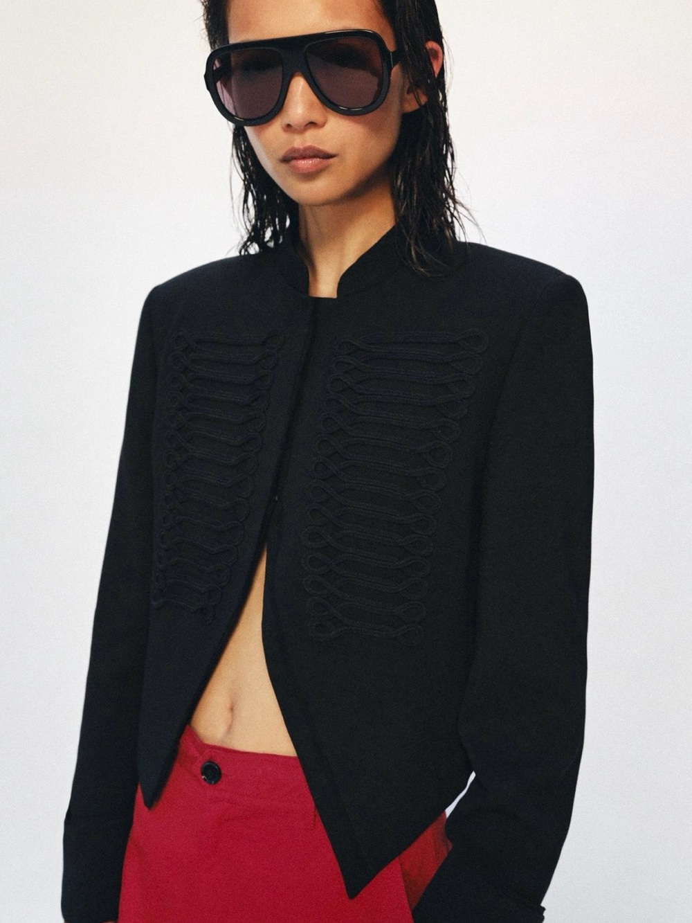 NWT ZW COLLECTION ZARA MILITARY JACKET. Size S
